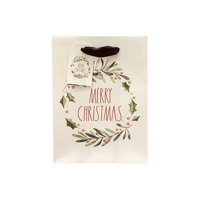 Kilang Borong Beg Kertas Krismas Tersuai Beg Hadiah Mewah Beg Beli-belah Dengan Logo dan Corak
